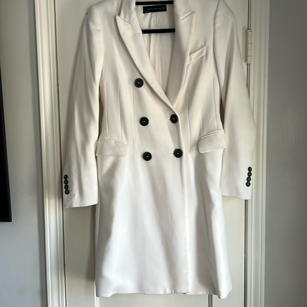 Zara White Coat